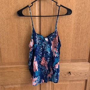 Old Navy Tropical Print Tank Top